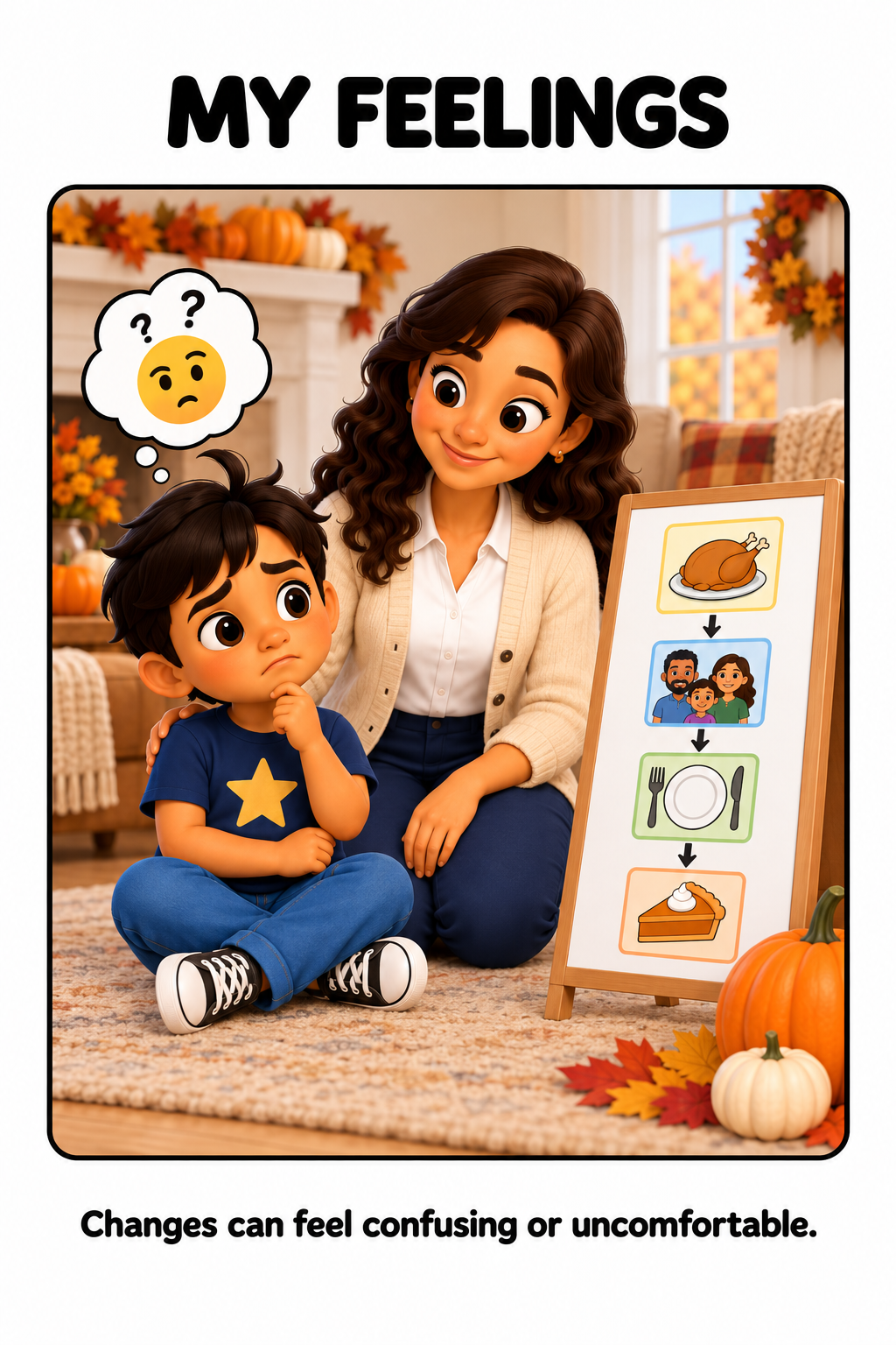 Changes to My Thanksgiving Routine Social Story