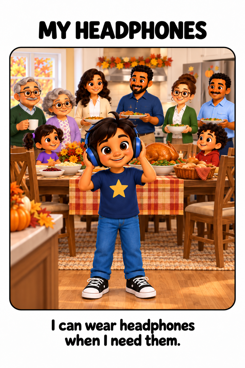When Thanksgiving Gets Too Loud Social Story