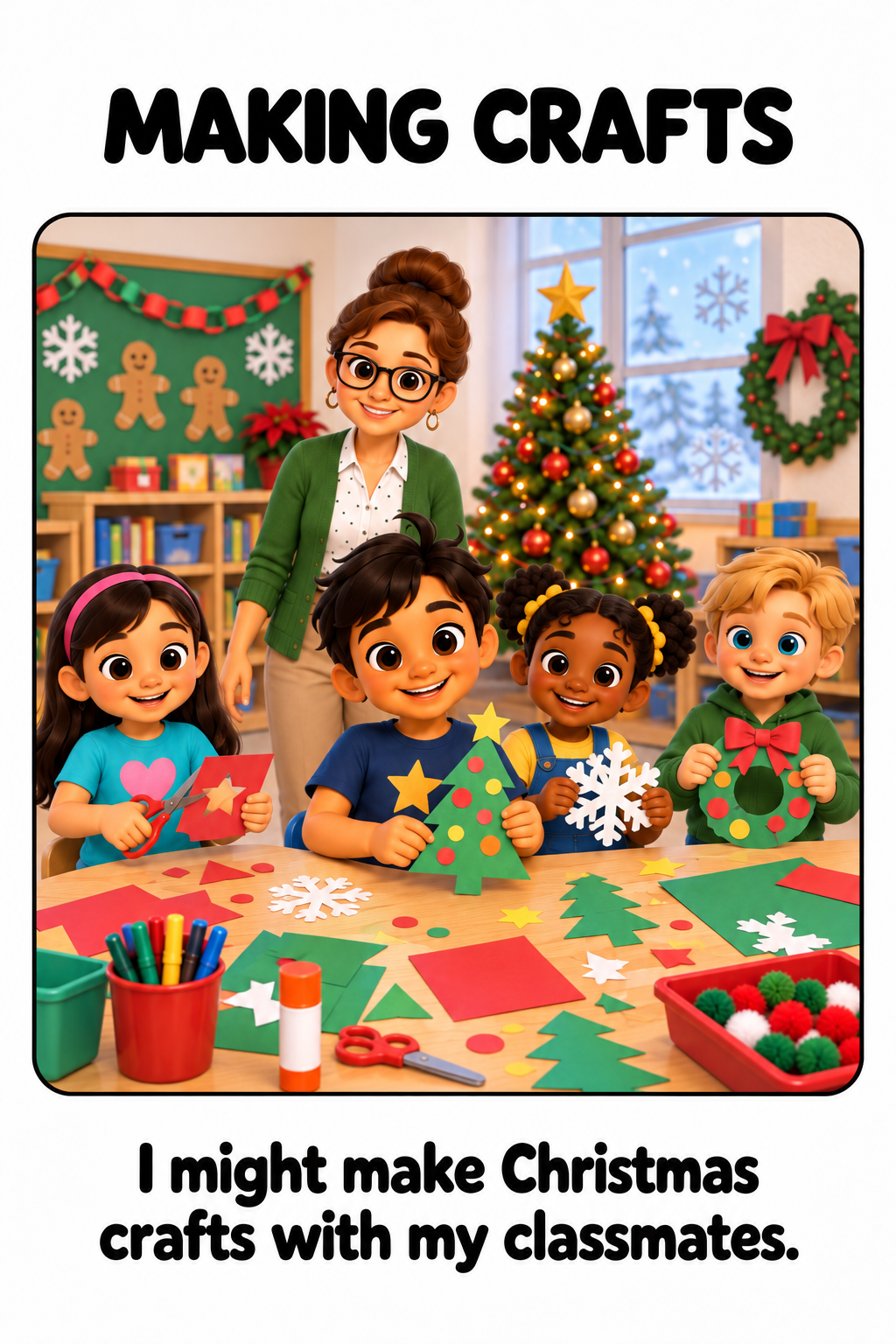 Christmas at School Social Story