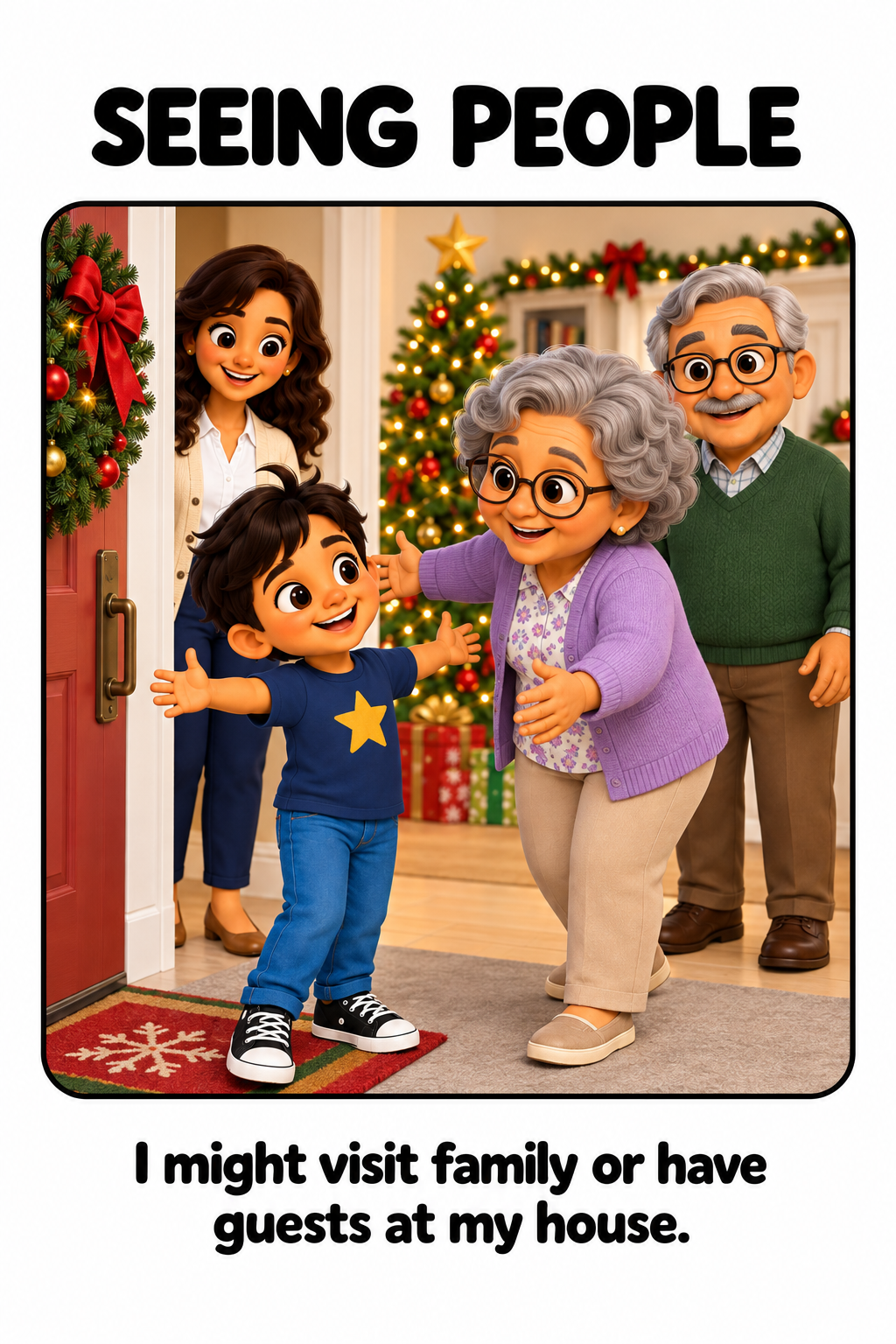 Changes to My Christmas Routine Social Story