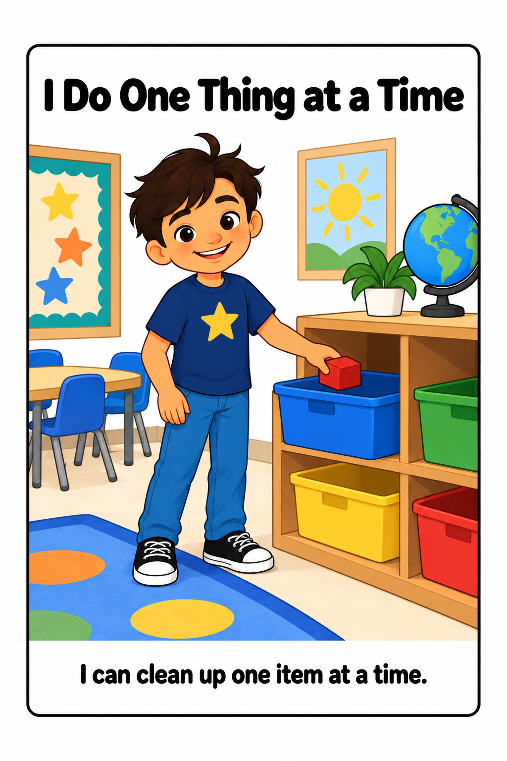Cleaning Up When I Am Finished Social Story