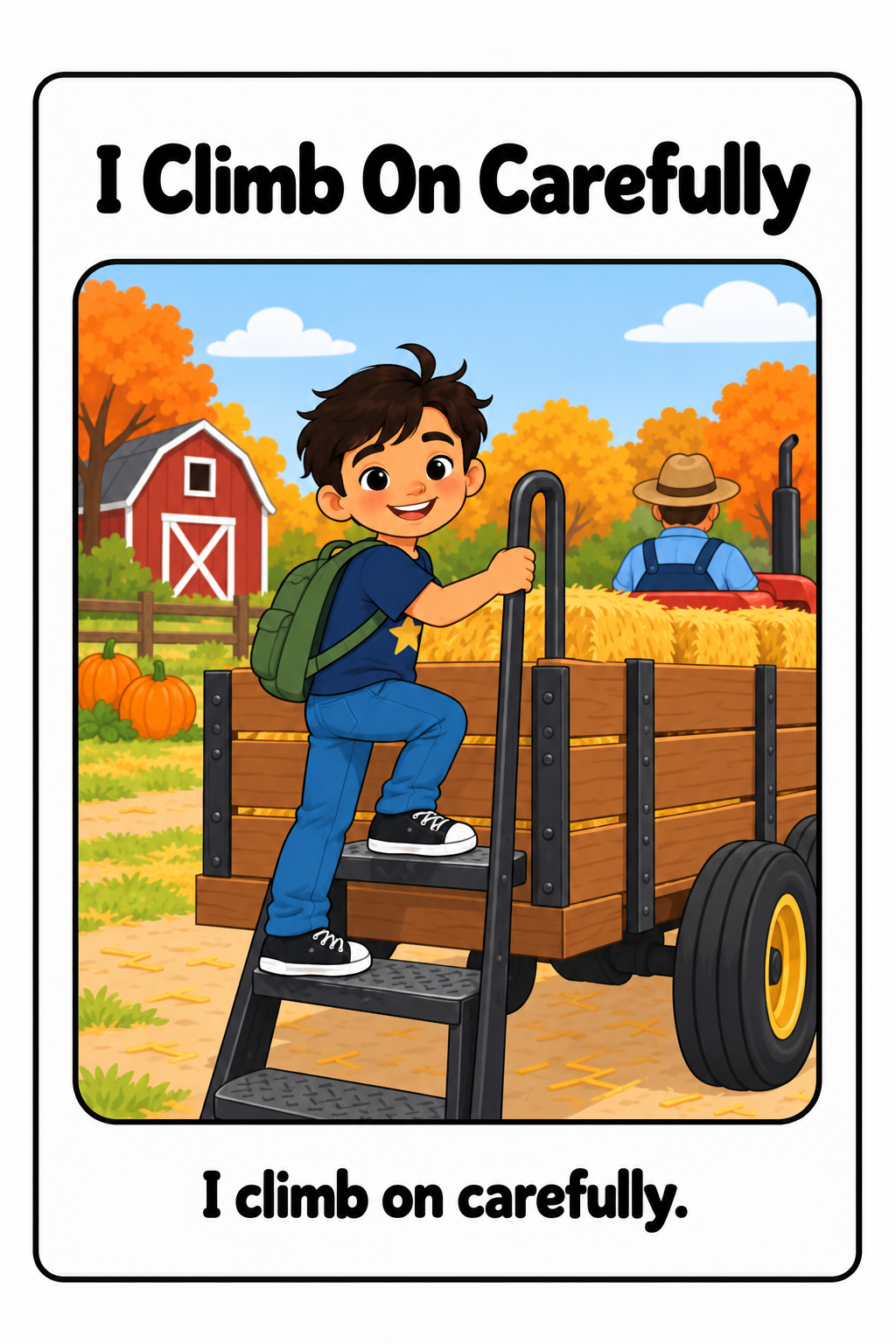 Going on a Hayride Social Story