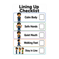 Lining Up Checklist Visual Support for Autism | Speech Fuel