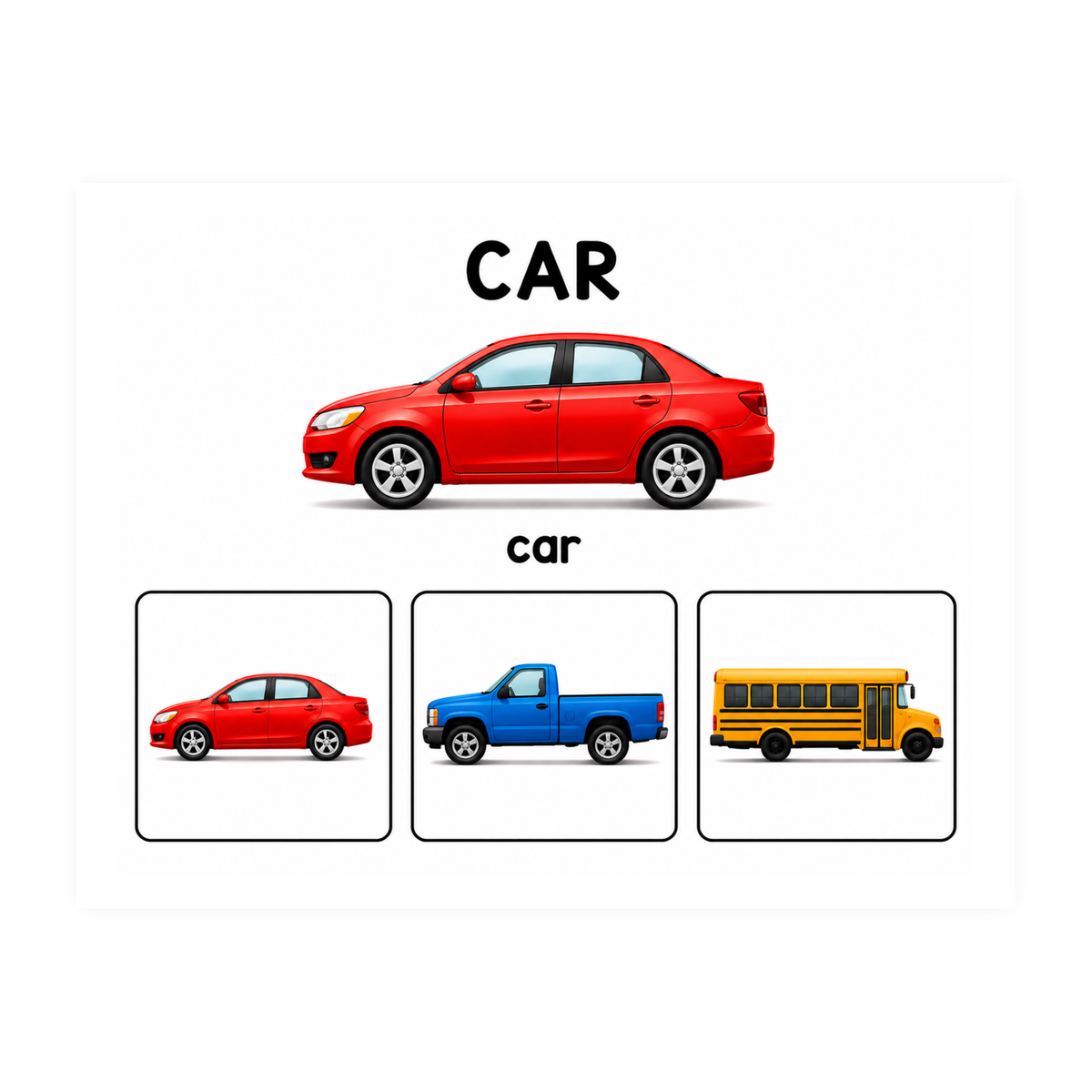 Transportation Matching Mats for Autism | Speech Fuel