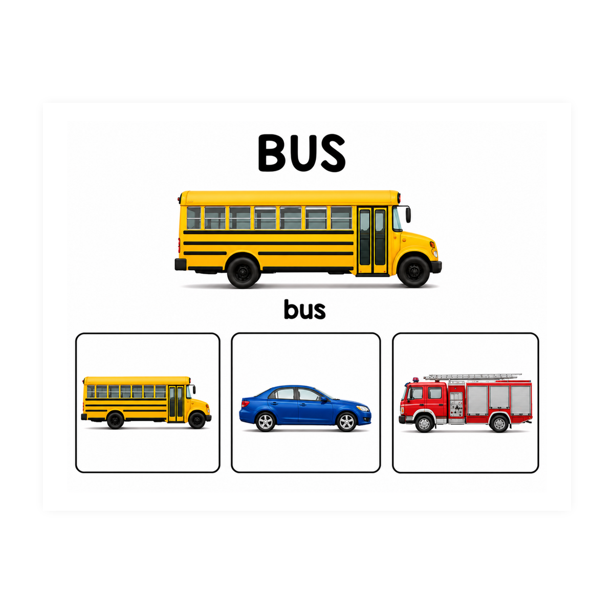 Transportation Matching Mats for Autism | Speech Fuel