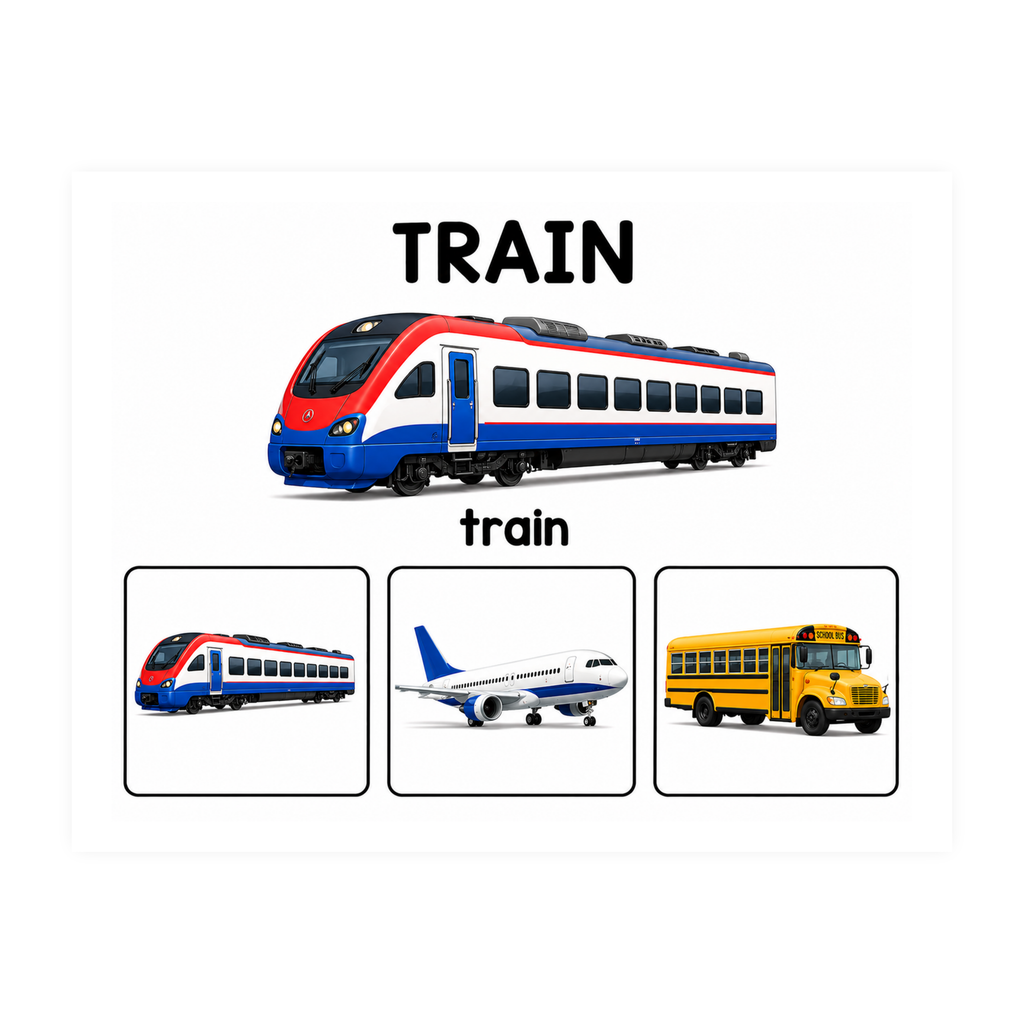 Transportation Matching Mats for Autism | Speech Fuel