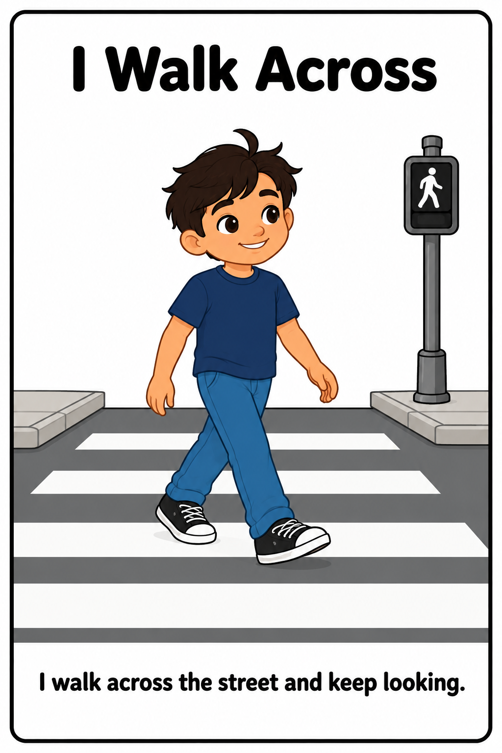 Crossing the Street Safely Social Story