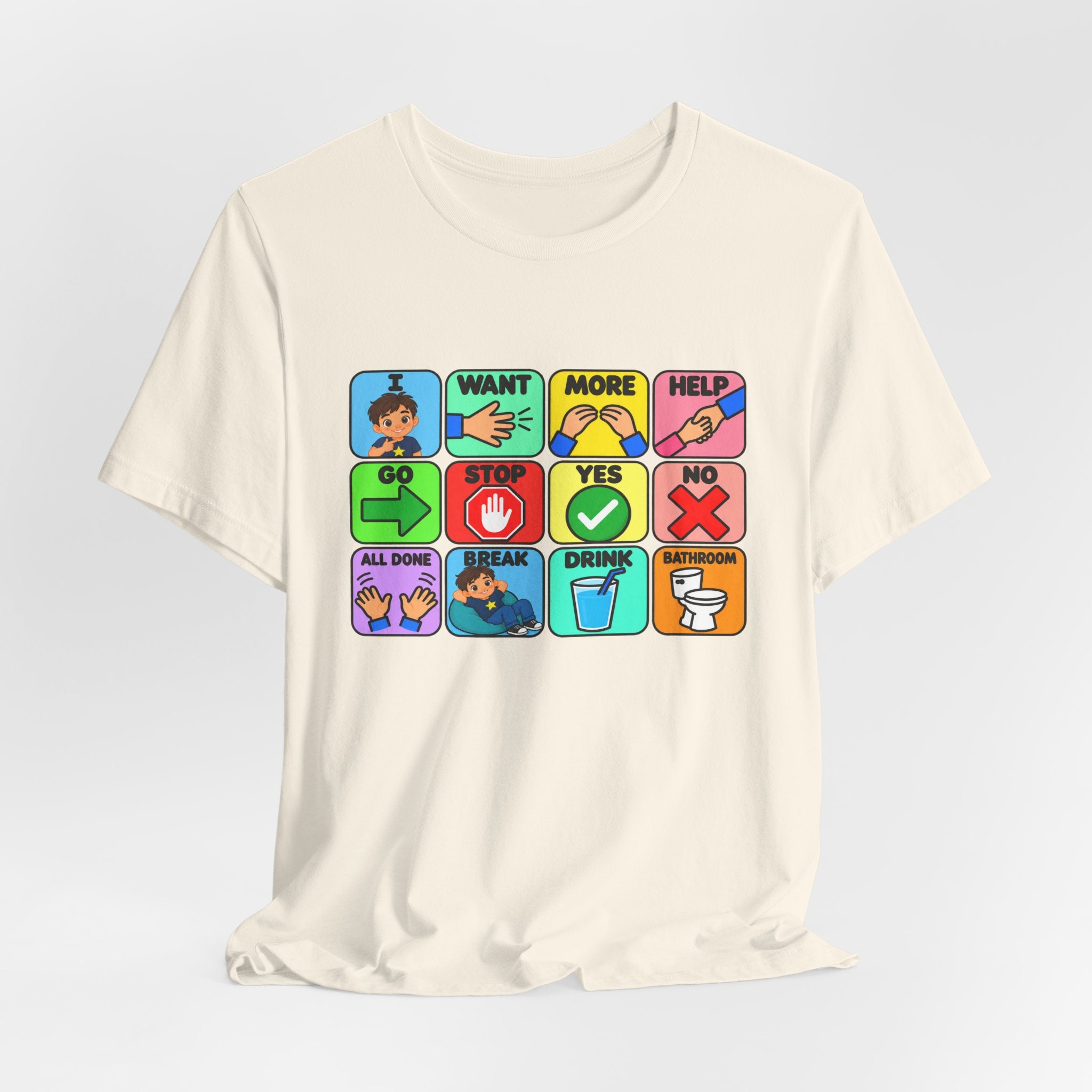 Shirt AAC Communication Board Shirt Bella Canvas Autism Speech Therapy