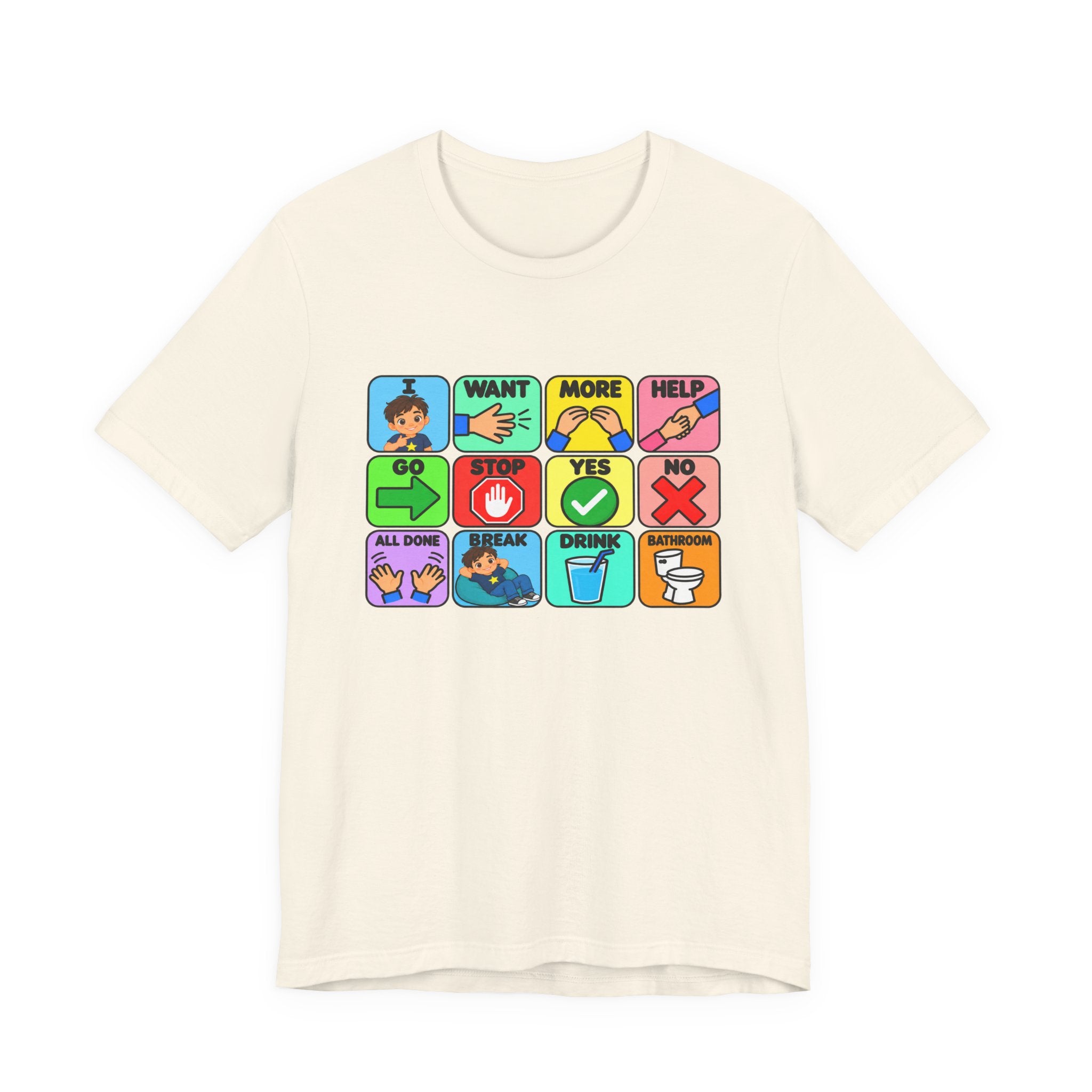 Shirt AAC Communication Board Shirt Bella Canvas Autism Speech Therapy
