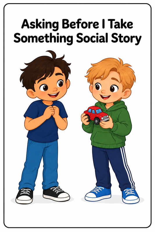 Asking Before I Take Something Social Story