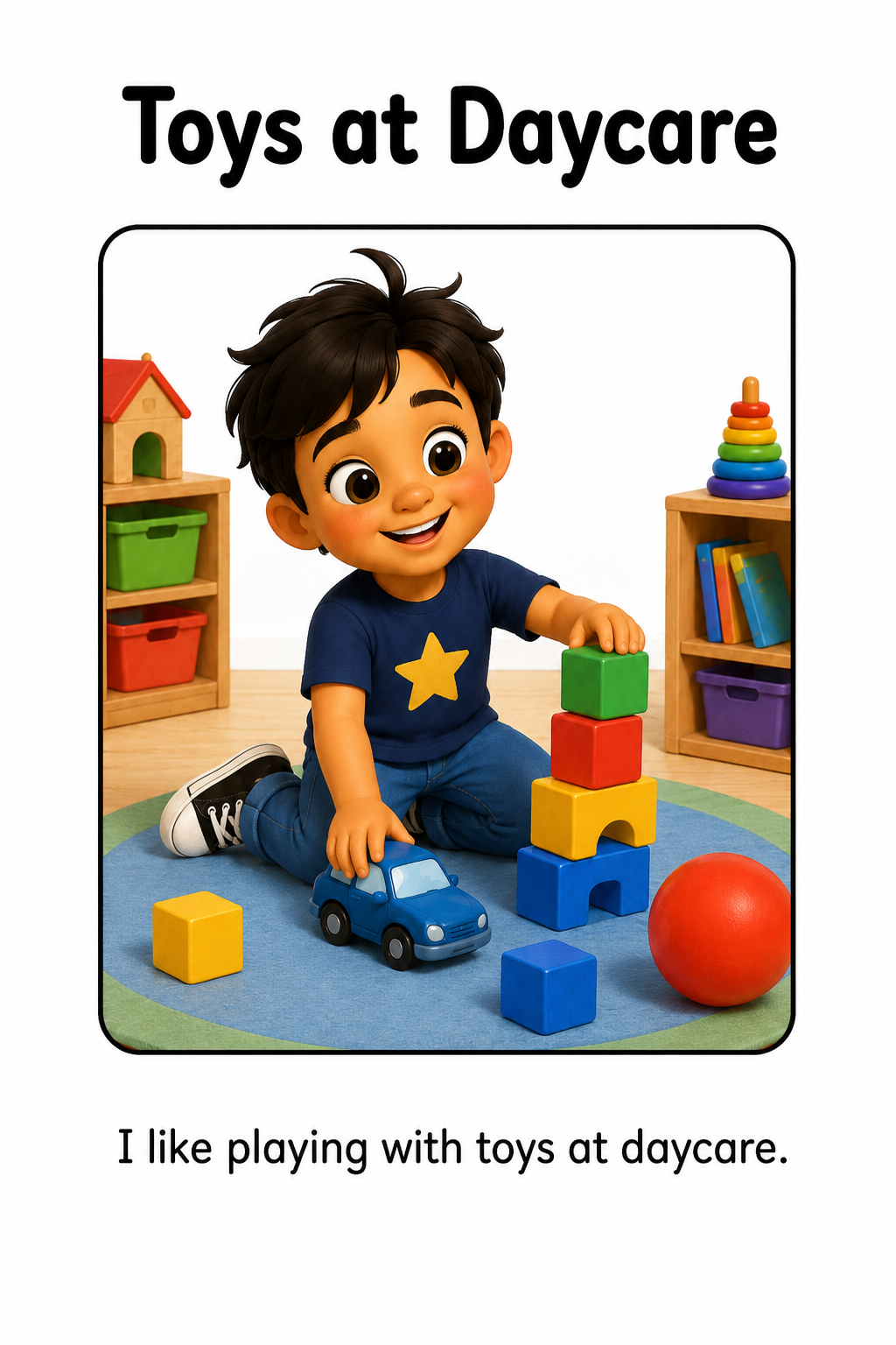 Sharing Toys at Daycare Social Story