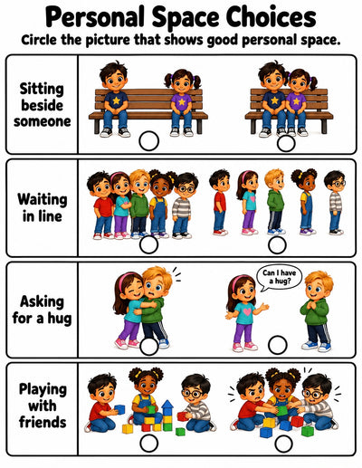 Free Personal Space Activities