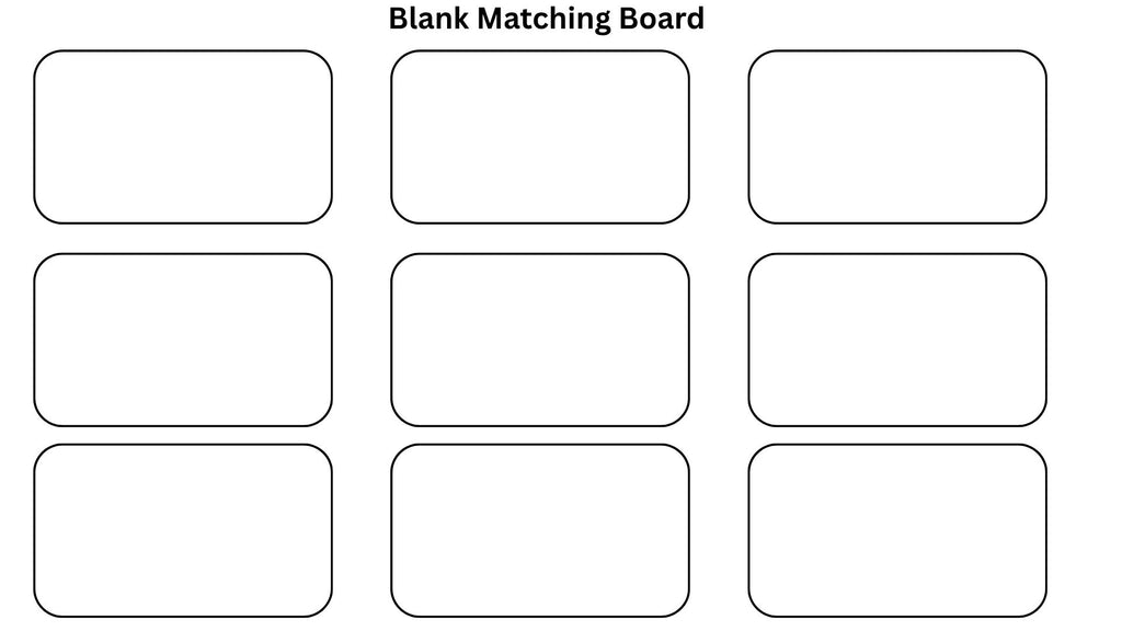 Fall Matching Boards for Special Education
