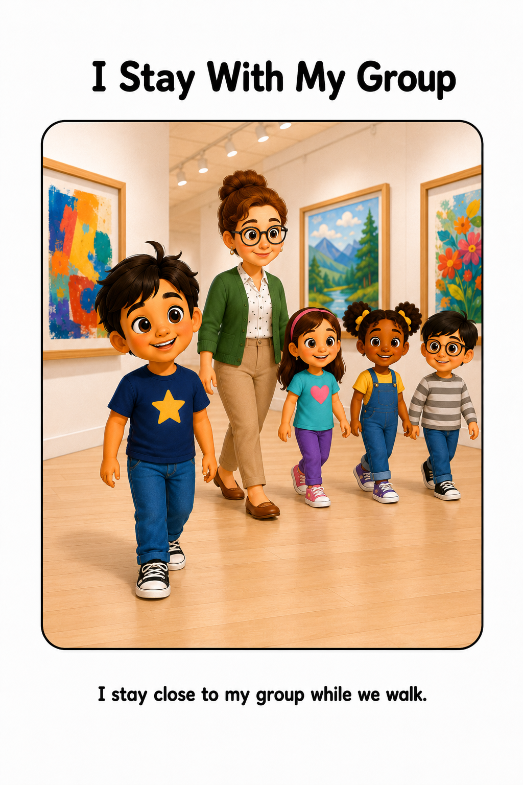 Going to the Art Museum Social Story