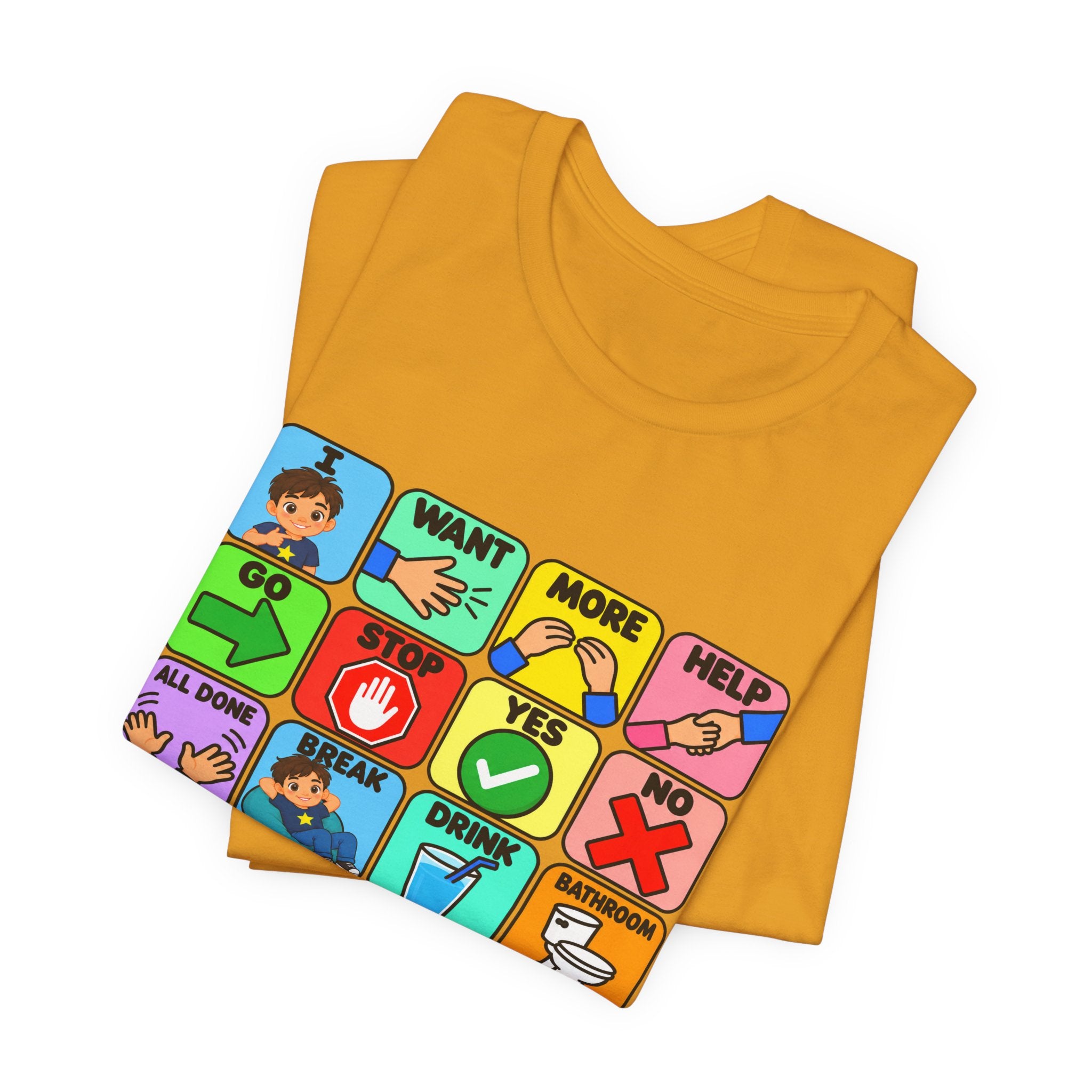 Shirt AAC Communication Board Shirt Bella Canvas Autism Speech Therapy