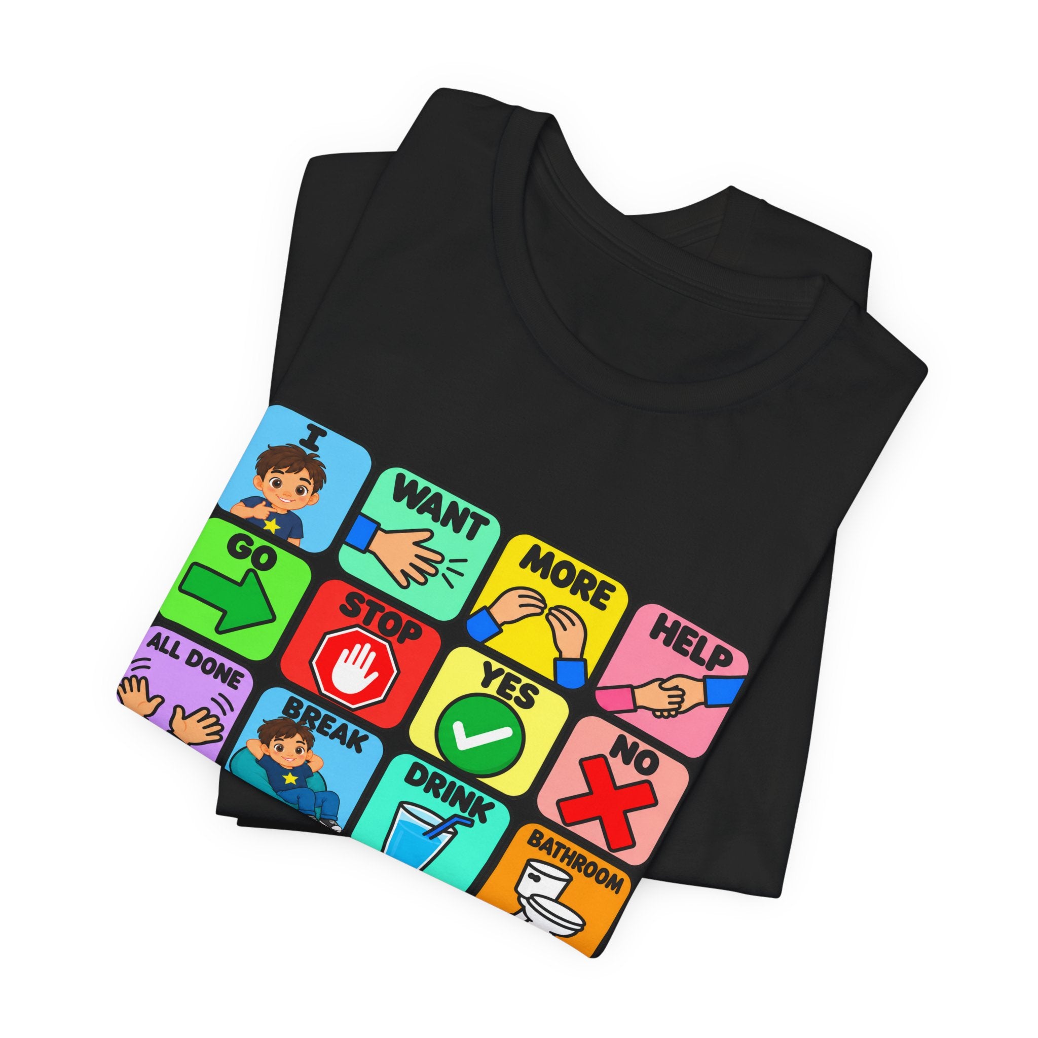 Shirt AAC Communication Board Shirt Bella Canvas Autism Speech Therapy