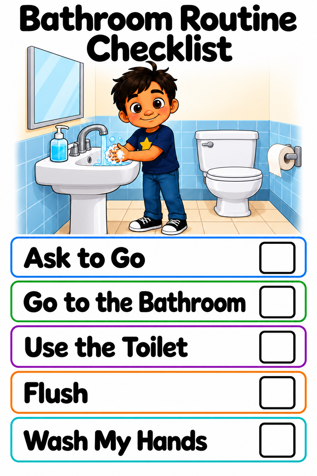 School Routine Checklists Bundle | 10 Printable Visual Supports