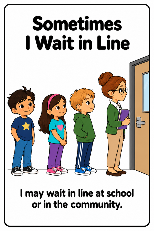Waiting in Line Social Story