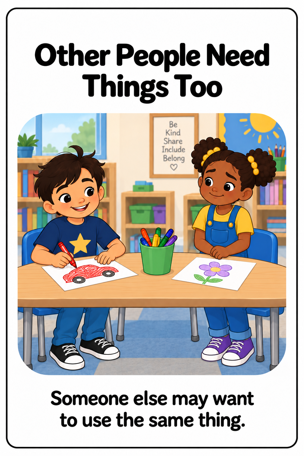 Sharing With Others Social Story