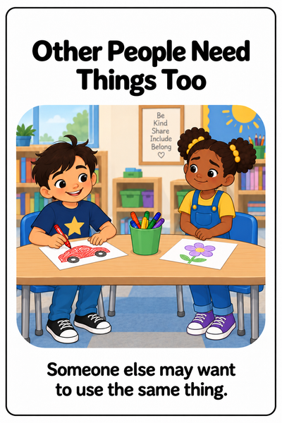 Sharing With Others Social Story