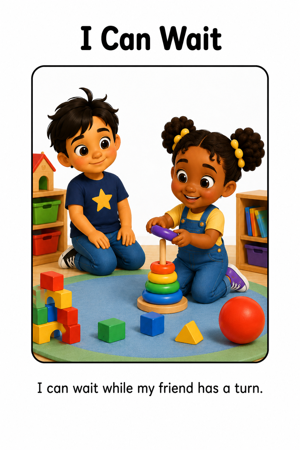 Sharing Toys at Daycare Social Story