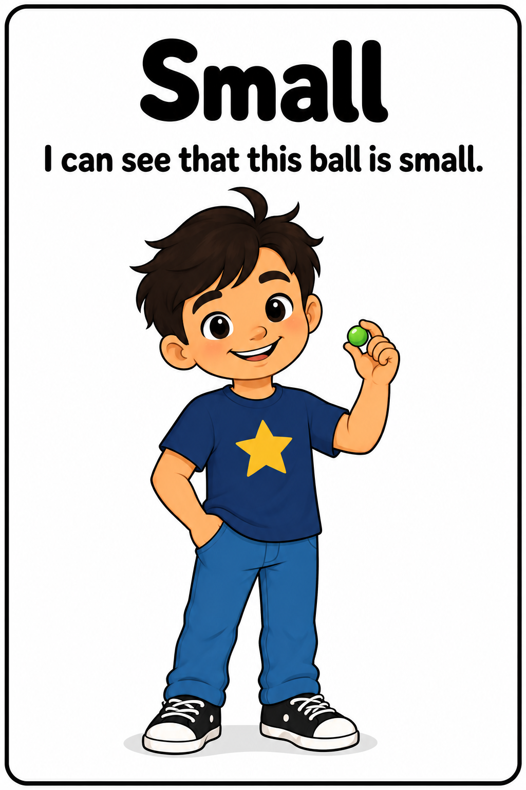 Size Concepts Social Story