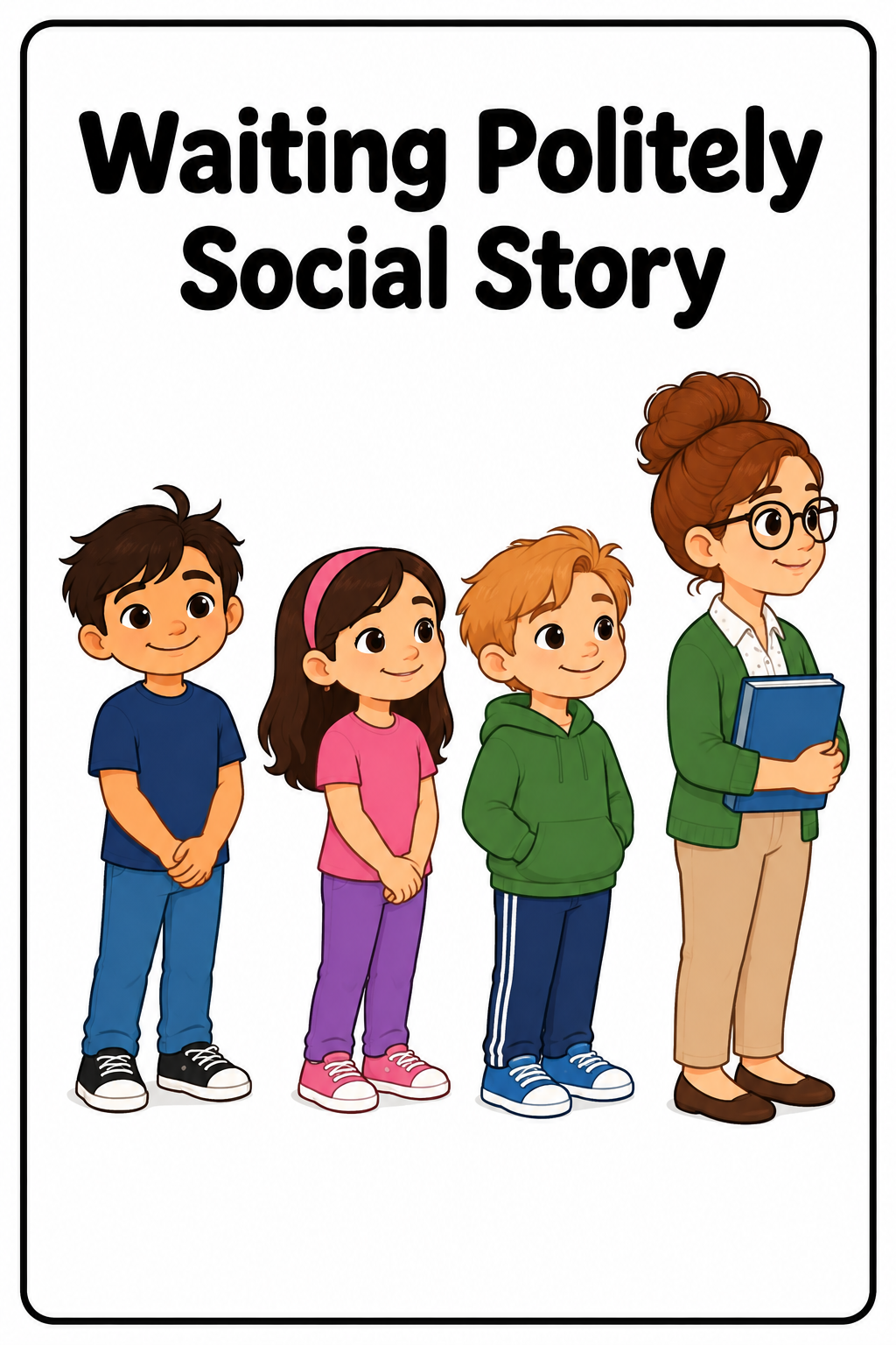 Waiting Politely Social Story