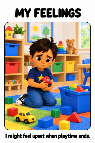 Cleaning Up My Toys Social Story