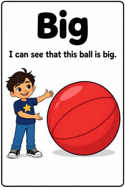 Size Concepts Social Story