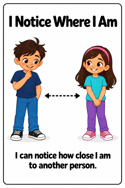 Respecting Personal Space Social Story