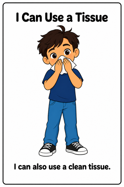 Covering My Cough and Sneeze Social Story