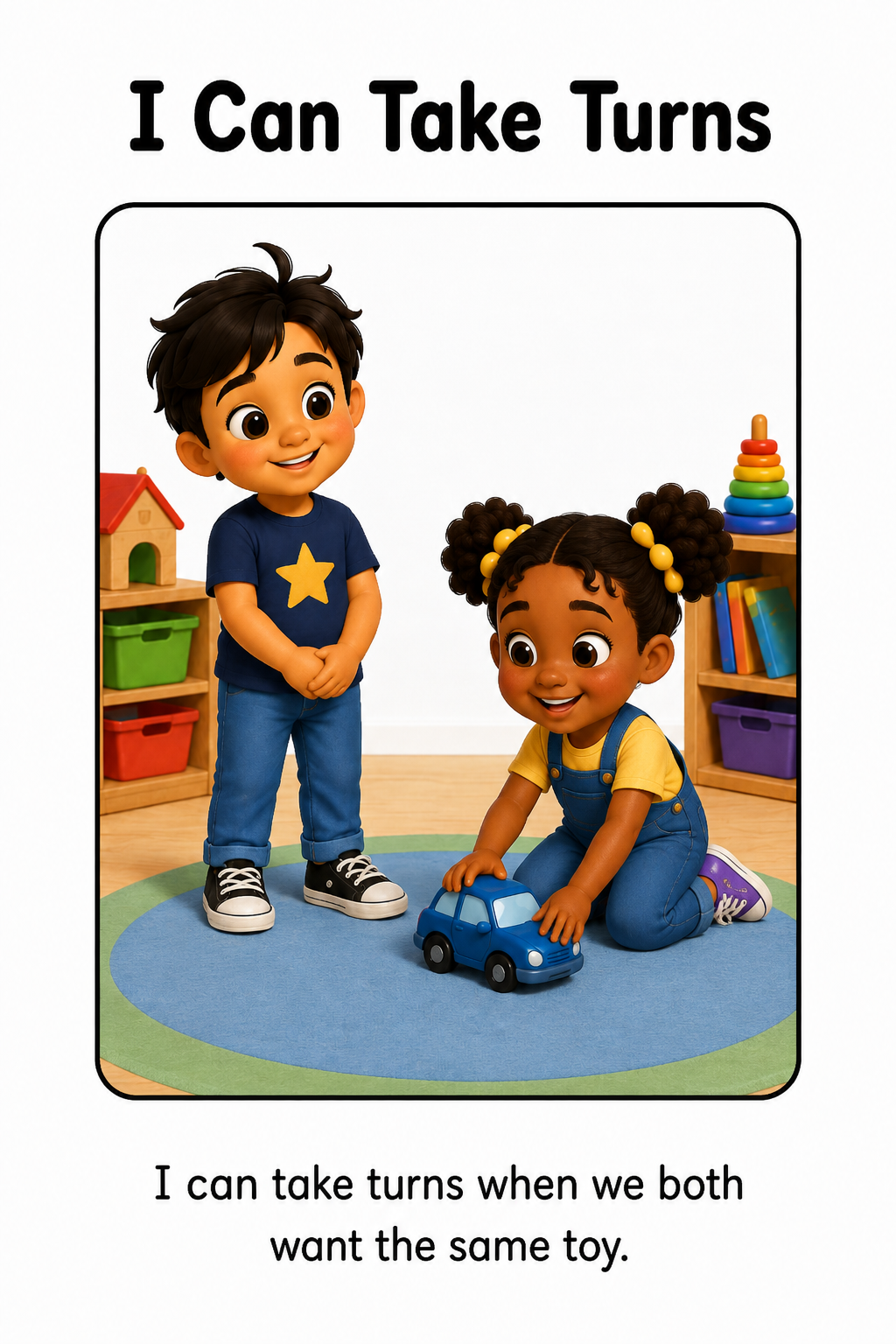 Sharing Toys at Daycare Social Story