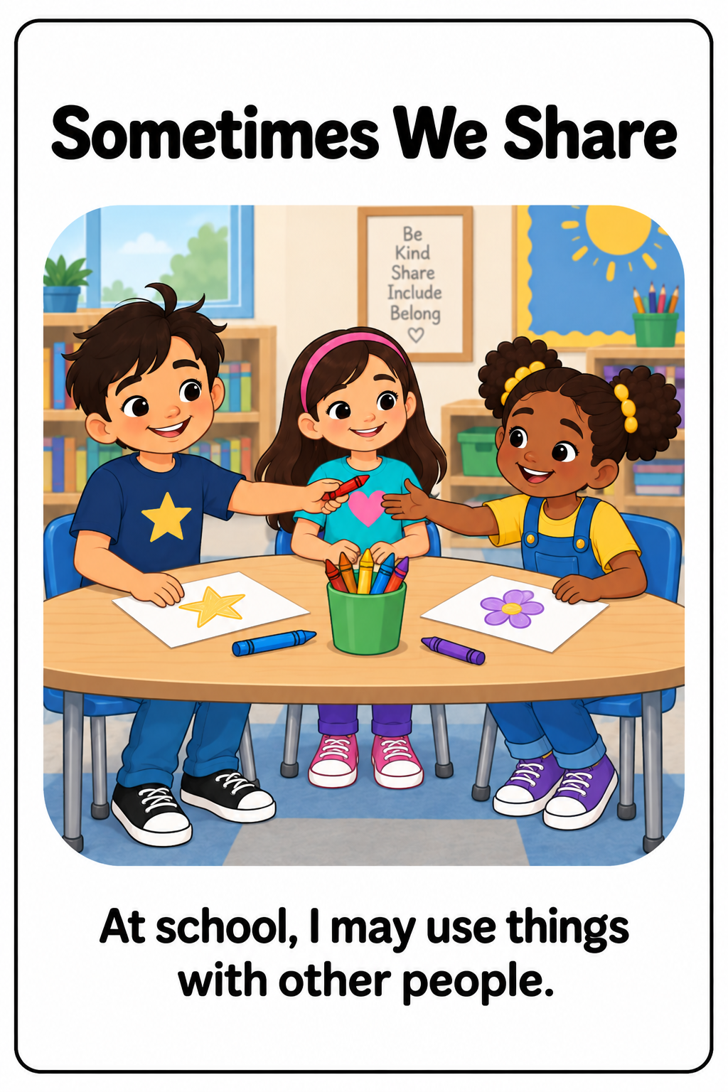Sharing With Others Social Story
