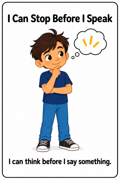 Using Kind Words Social Story