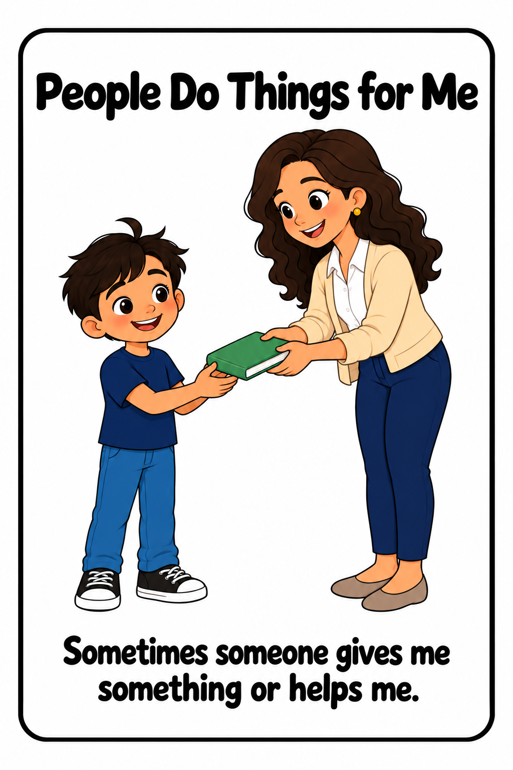 Saying Thank You Social Story