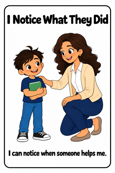Saying Thank You Social Story