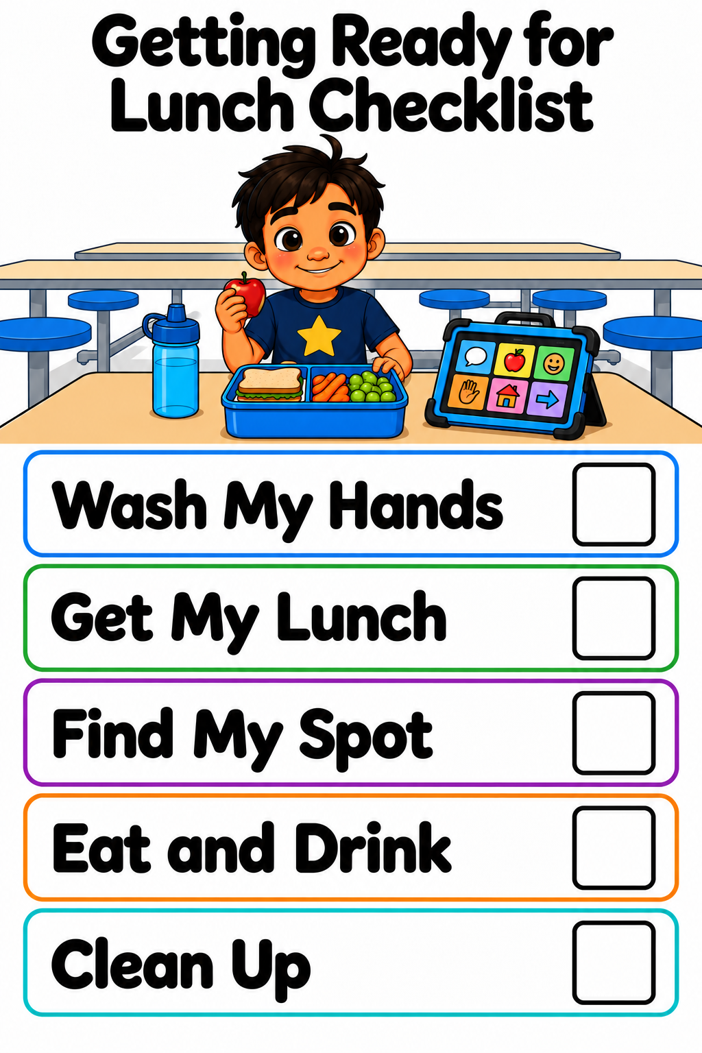 School Routine Checklists Bundle | 10 Printable Visual Supports