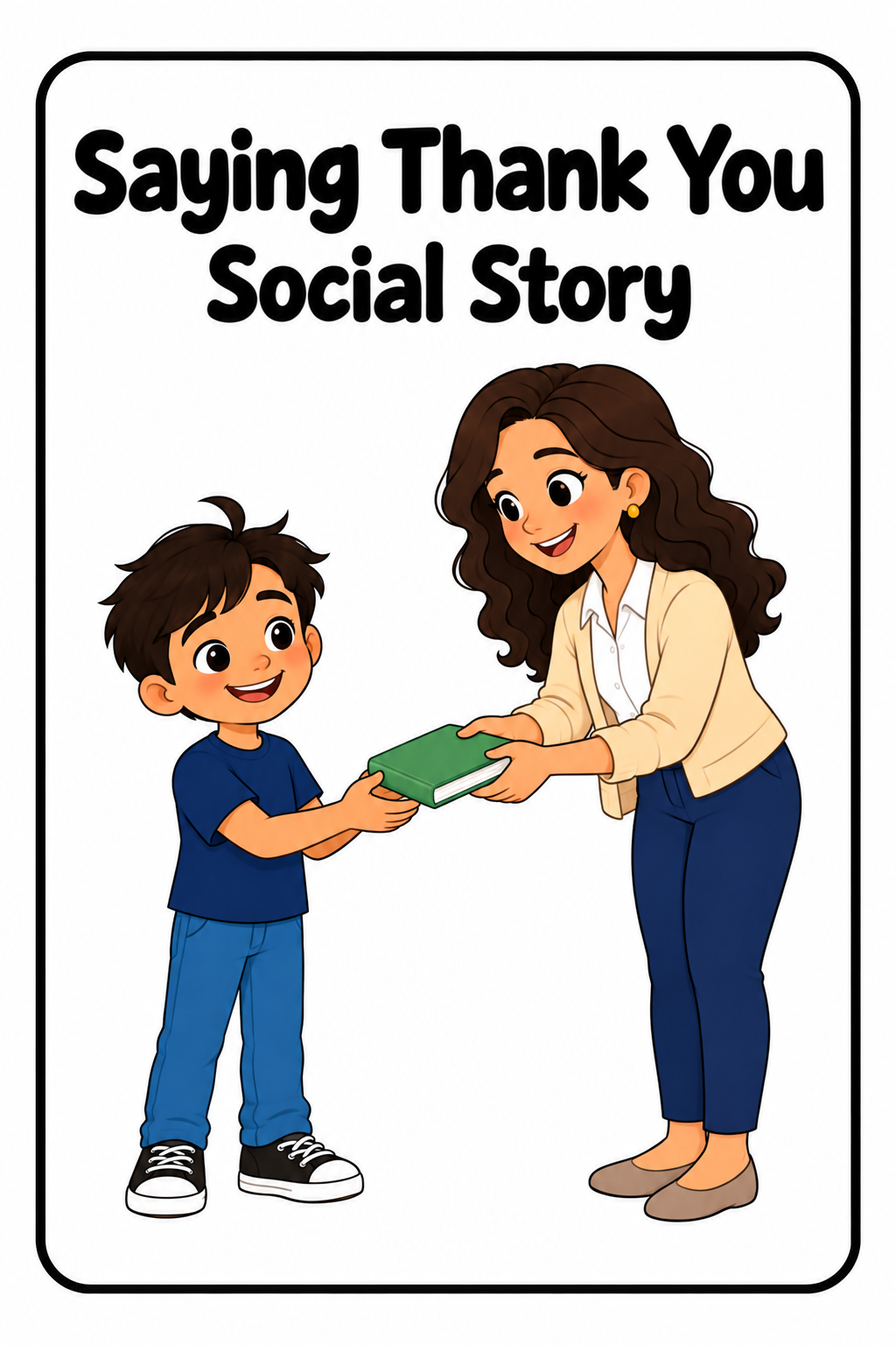 Saying Thank You Social Story
