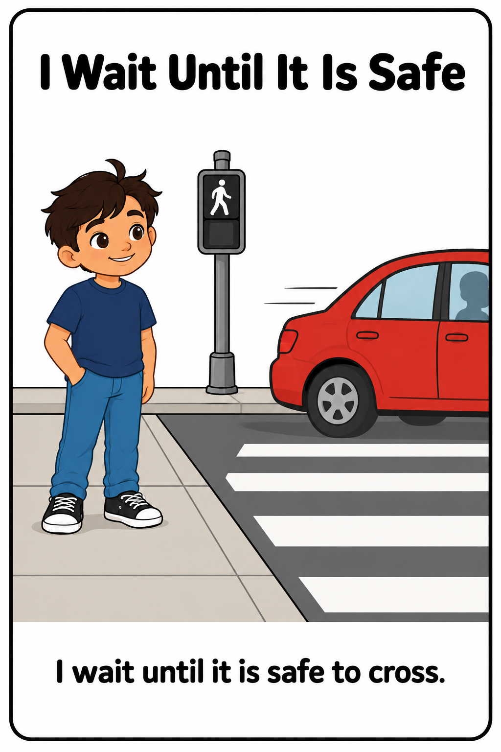 Crossing the Street Safely Social Story