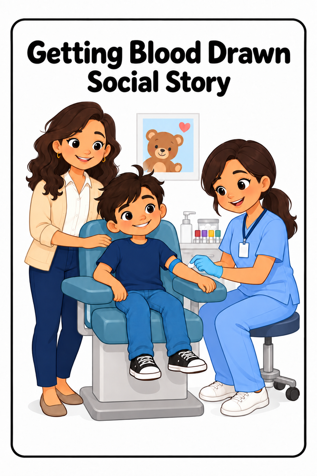 Getting Blood Drawn Social Story