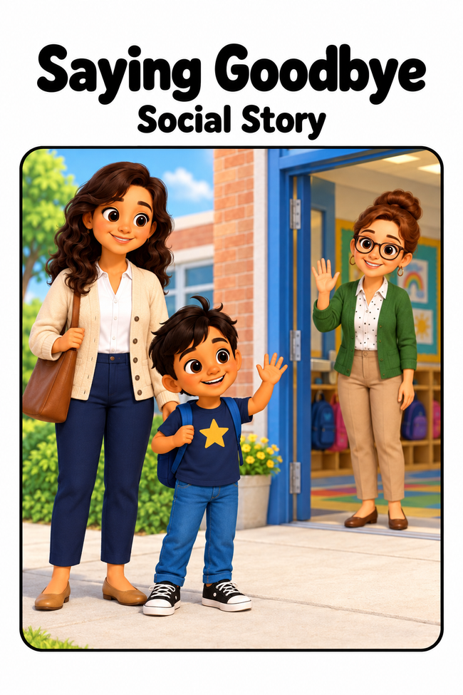 Saying Goodbye Social Story
