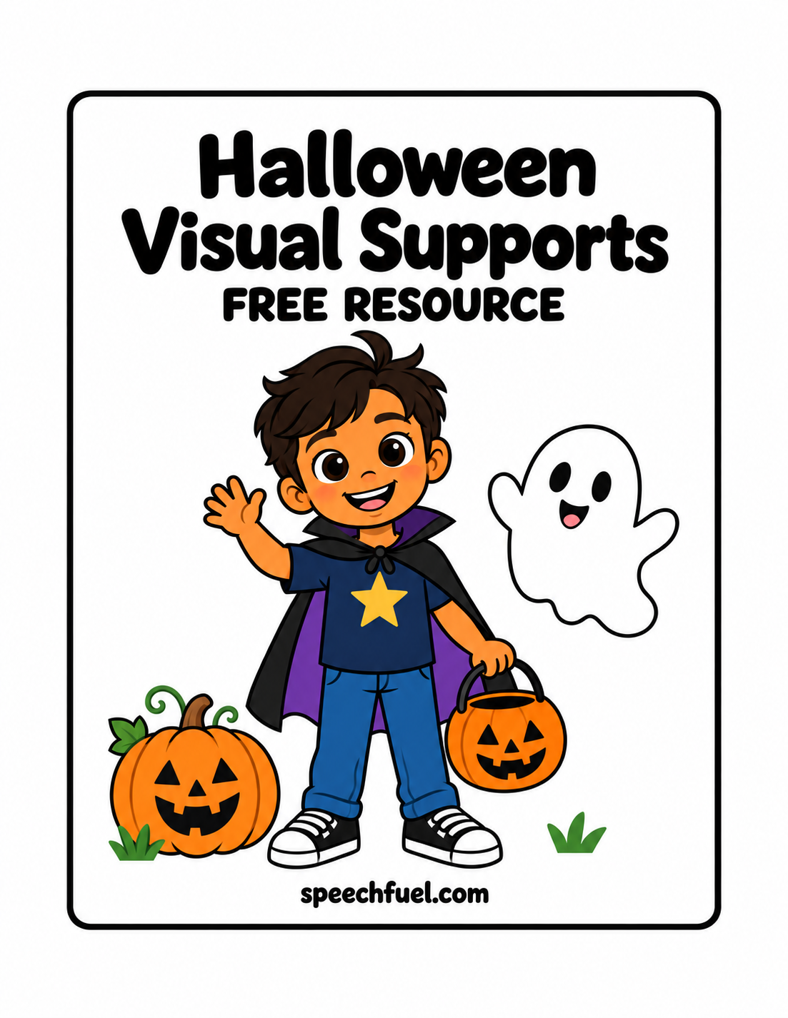 FREE Halloween Visual Supports Communication Pack