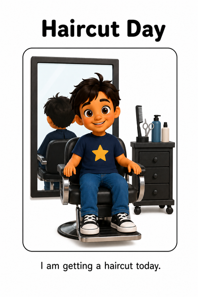 Getting A Haircut Social Story
