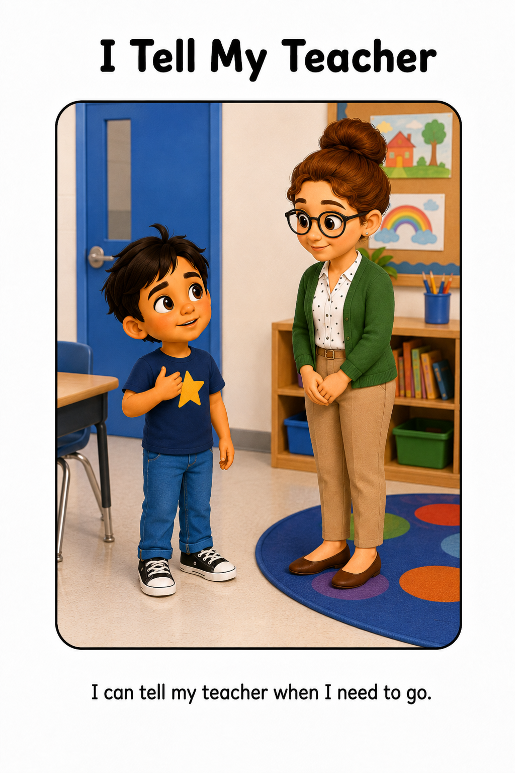 Going to the Bathroom at School Social Story