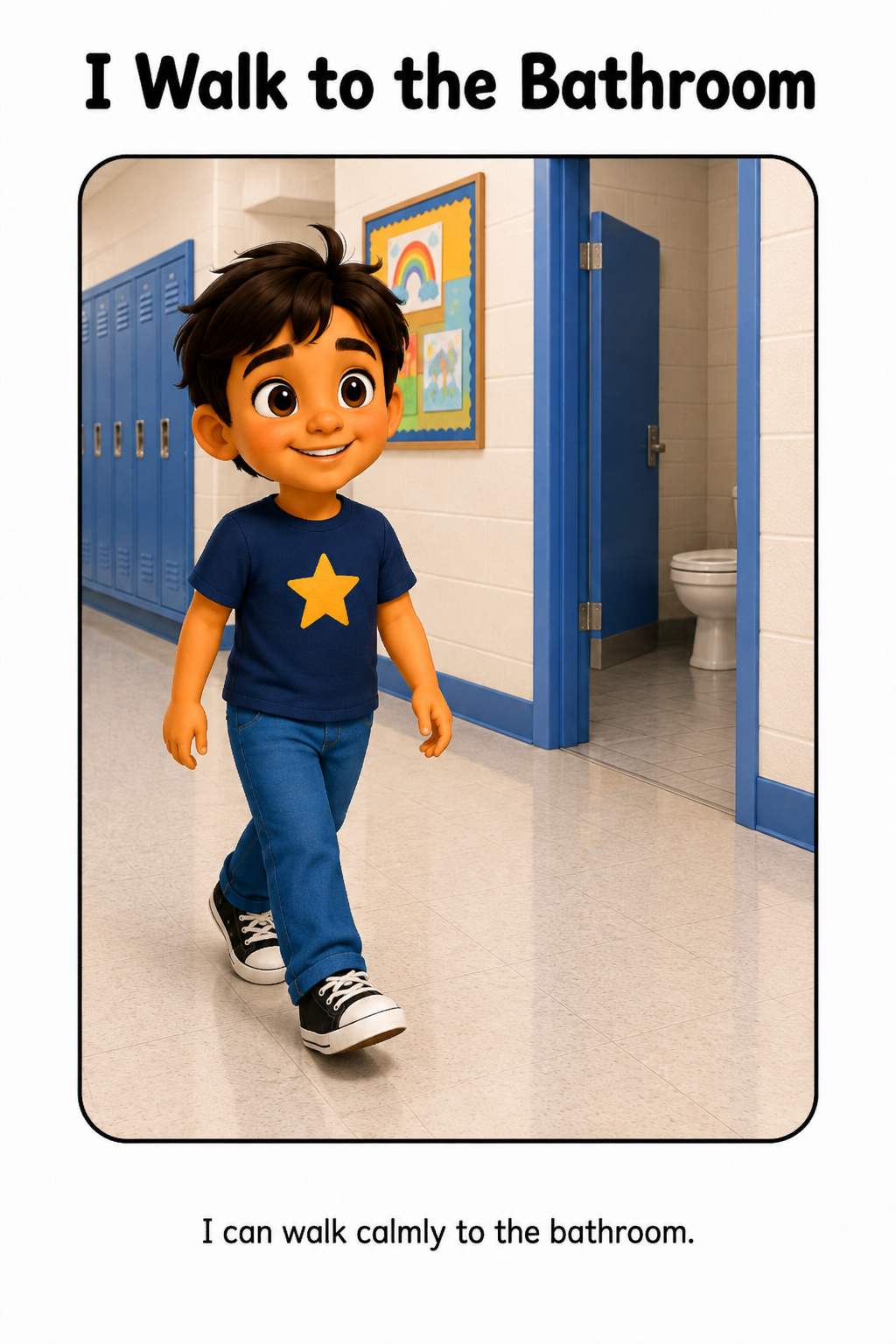 Going to the Bathroom at School Social Story