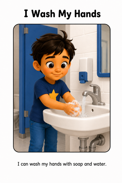 Going to the Bathroom at School Social Story