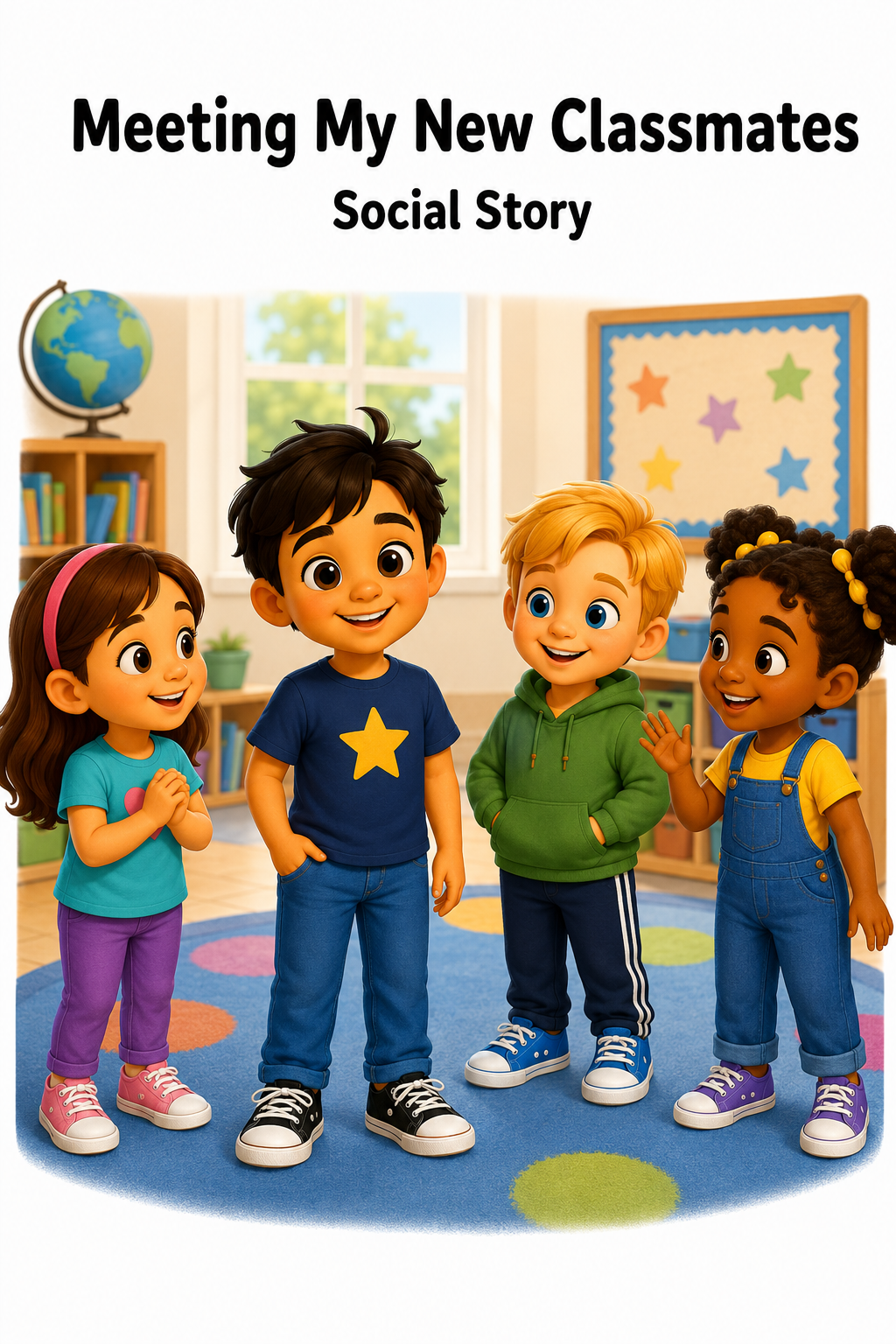 Meeting My New Classmates Social Story for Autism | Speech Fuel