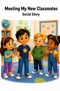 Meeting My New Classmates Social Story for Autism | Speech Fuel