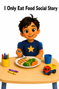 I Only Eat Food Social Story for Autism Pica| Speech Fuel