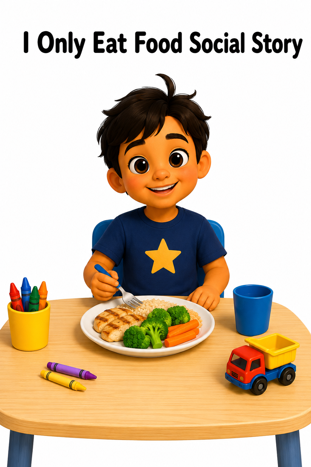 I Only Eat Food Social Story for Autism Pica| Speech Fuel